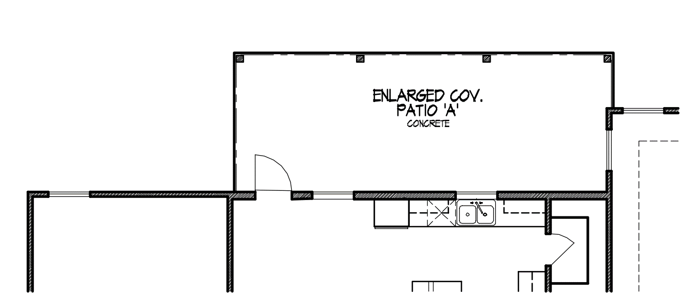 Enlarged Covered Patio A