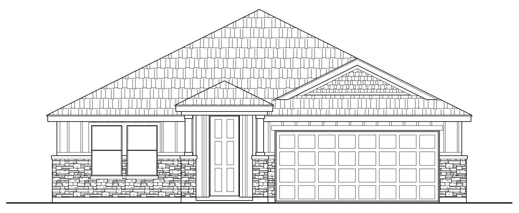 1549 A - Farmhouse Elevation