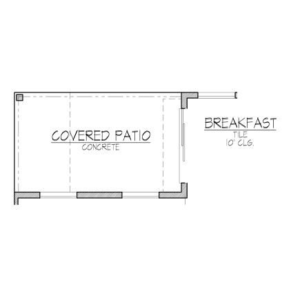 Sliding Glass Door at Breakfast