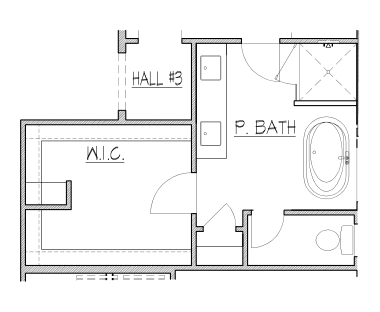 Mud Set Shower with Freestanding Tub at Primary Bath 
