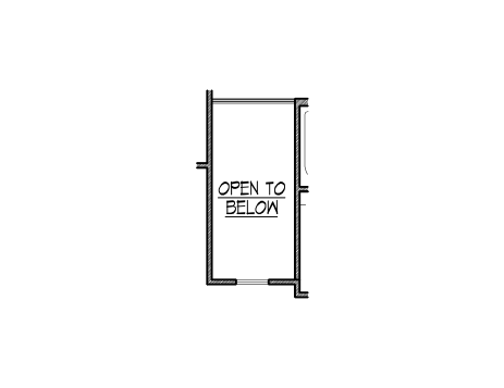Open Railing at Gameroom