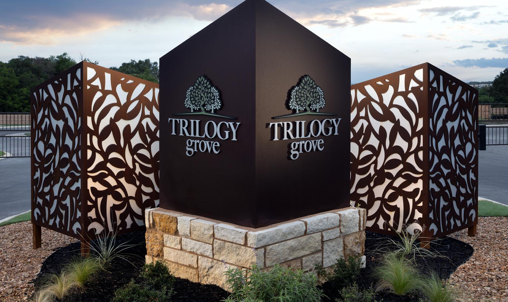 Trilogy Grove Entrance