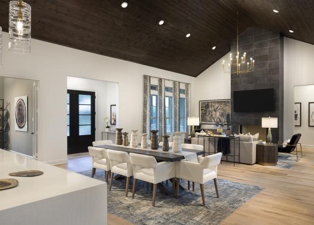 Great Room and Dining Area