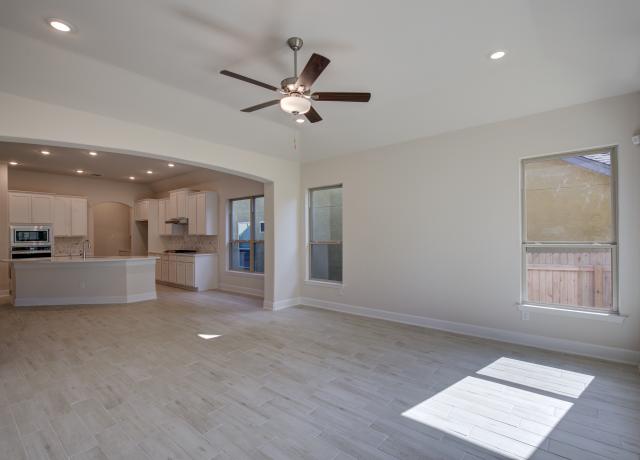 Family Room with Kitchen View