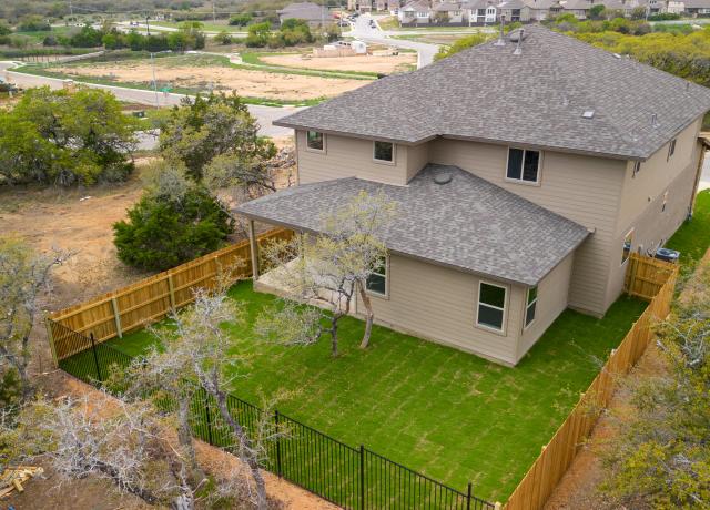 Backyard Drone View