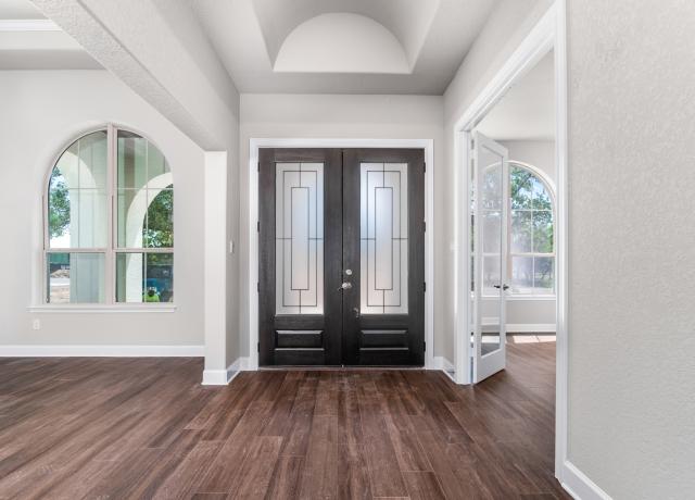 Mahogany Double Entry Doors