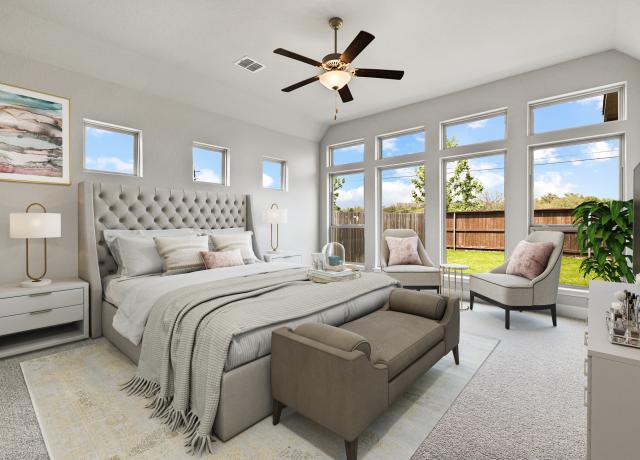 142 Secretariat staged primary bedroom