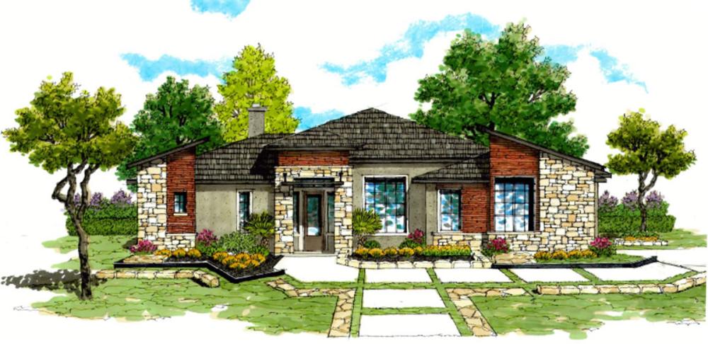 Home Plan 2674 Elevation E