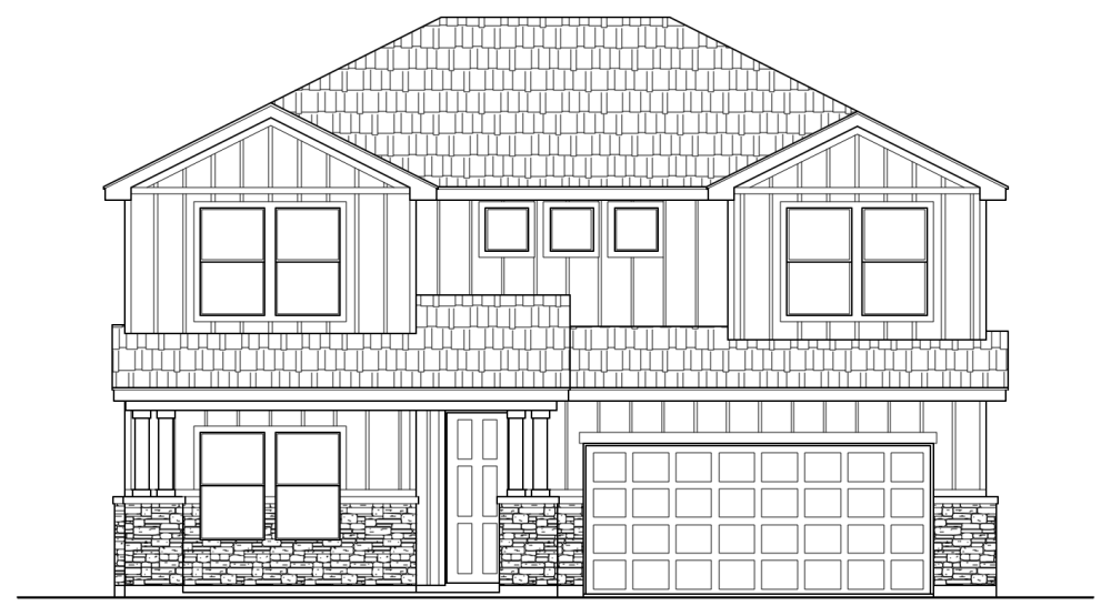 2739 A - Farmhouse Elevation
